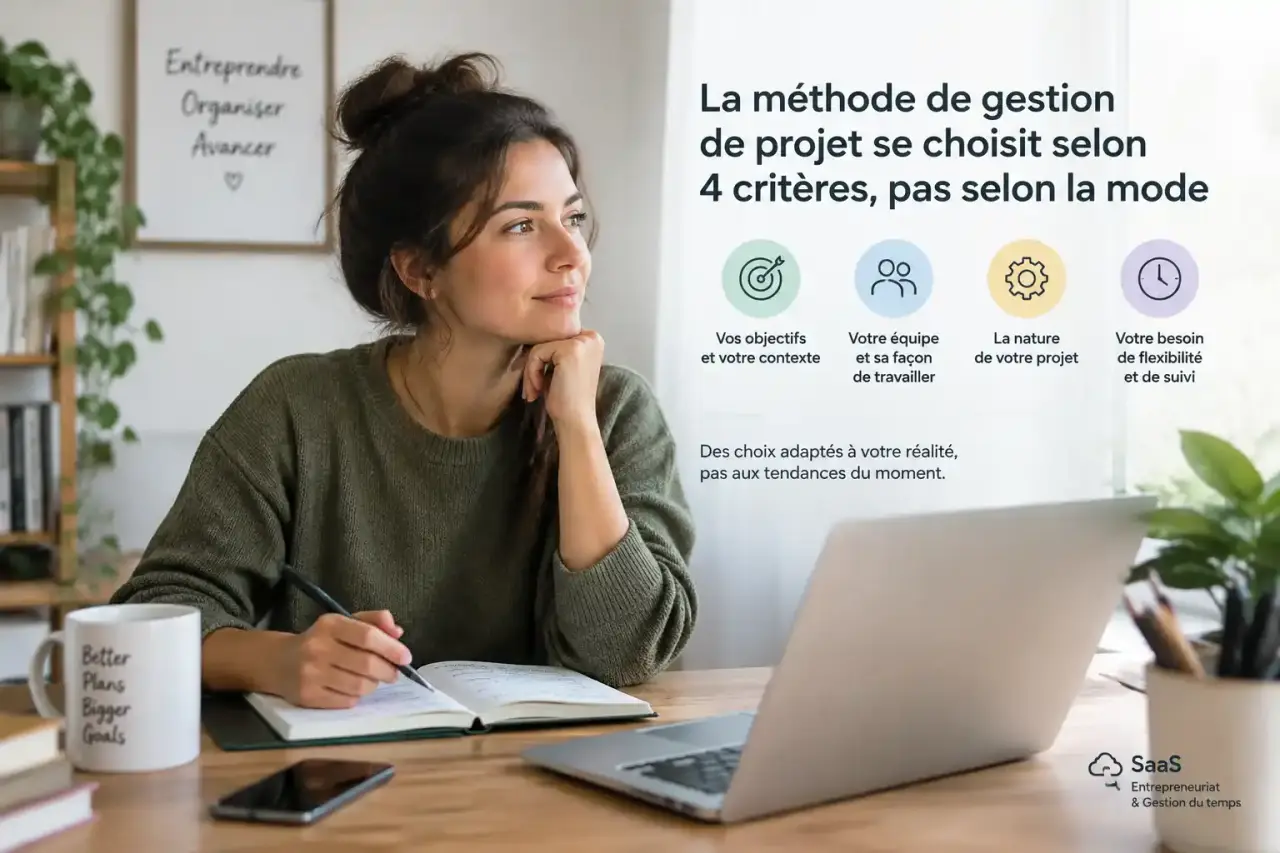 La méthode de gestion de projet se choisit selon 4 critères, pas selon la mode