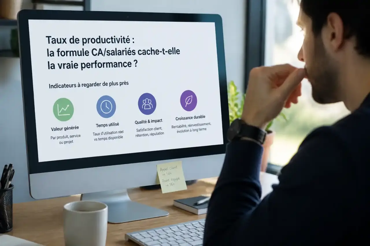 Taux de productivité : la formule CA/salariés cache-t-elle la vraie performance ?